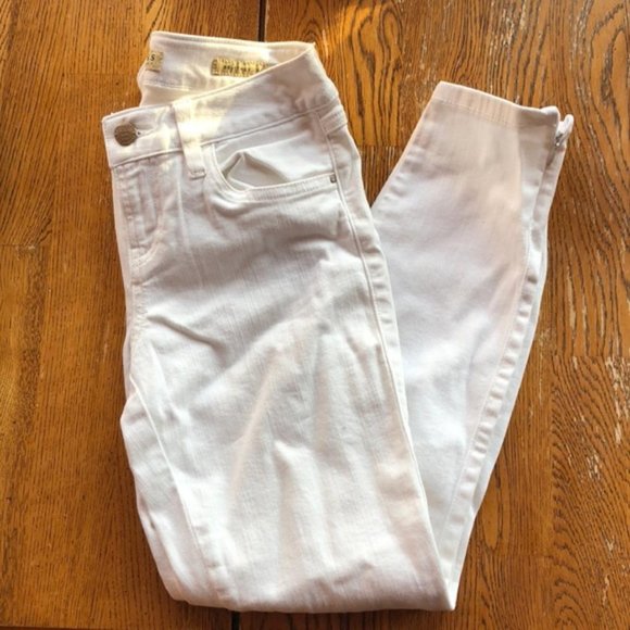 Guess White Crop Jeans - Picture 1 of 4